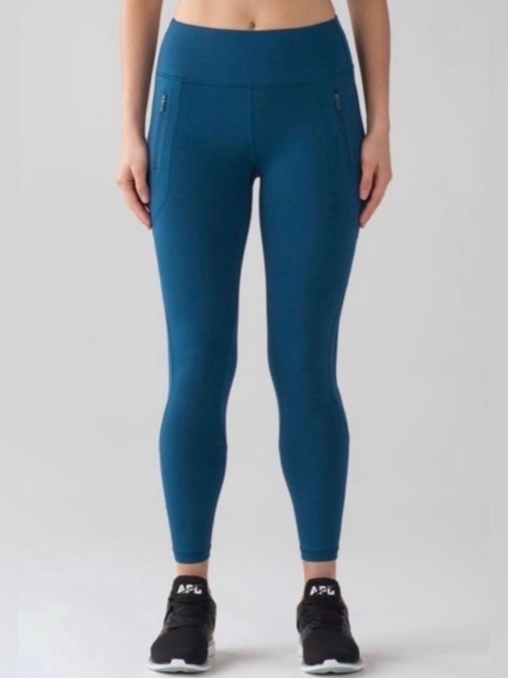lululemon athletica Teal High-Rise Zip Pocket Leggings
